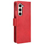 For Samsung Galaxy Z Fold5 5G PU Leather Vintage Phone Case Wallet Stand Shockproof Cover