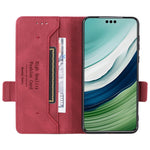 Huawei Mate 60 Pro Hardware Decor Stand Phone Case PU Leather Fold Cover