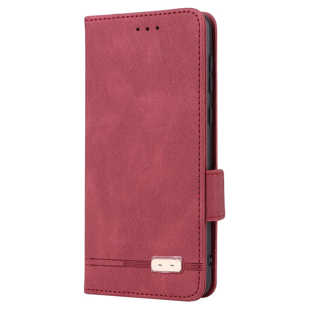Huawei Mate 60 Pro Hardware Decor Stand Phone Case PU Leather Fold Cover
