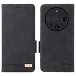 Huawei Mate 60 Pro Hardware Decor Stand Phone Case PU Leather Fold Cover