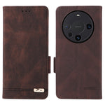 Huawei Mate 60 Pro Hardware Decor Stand Phone Case PU Leather Fold Cover