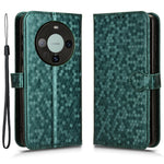 For Huawei Mate 60 Pro PU Leather Anti-drop Phone Case Imprinted Wallet Stand Cover