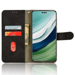 For Huawei Mate 60 PU Leather Wallet Stand Case Skin-touch Drop Protection Phone Cover