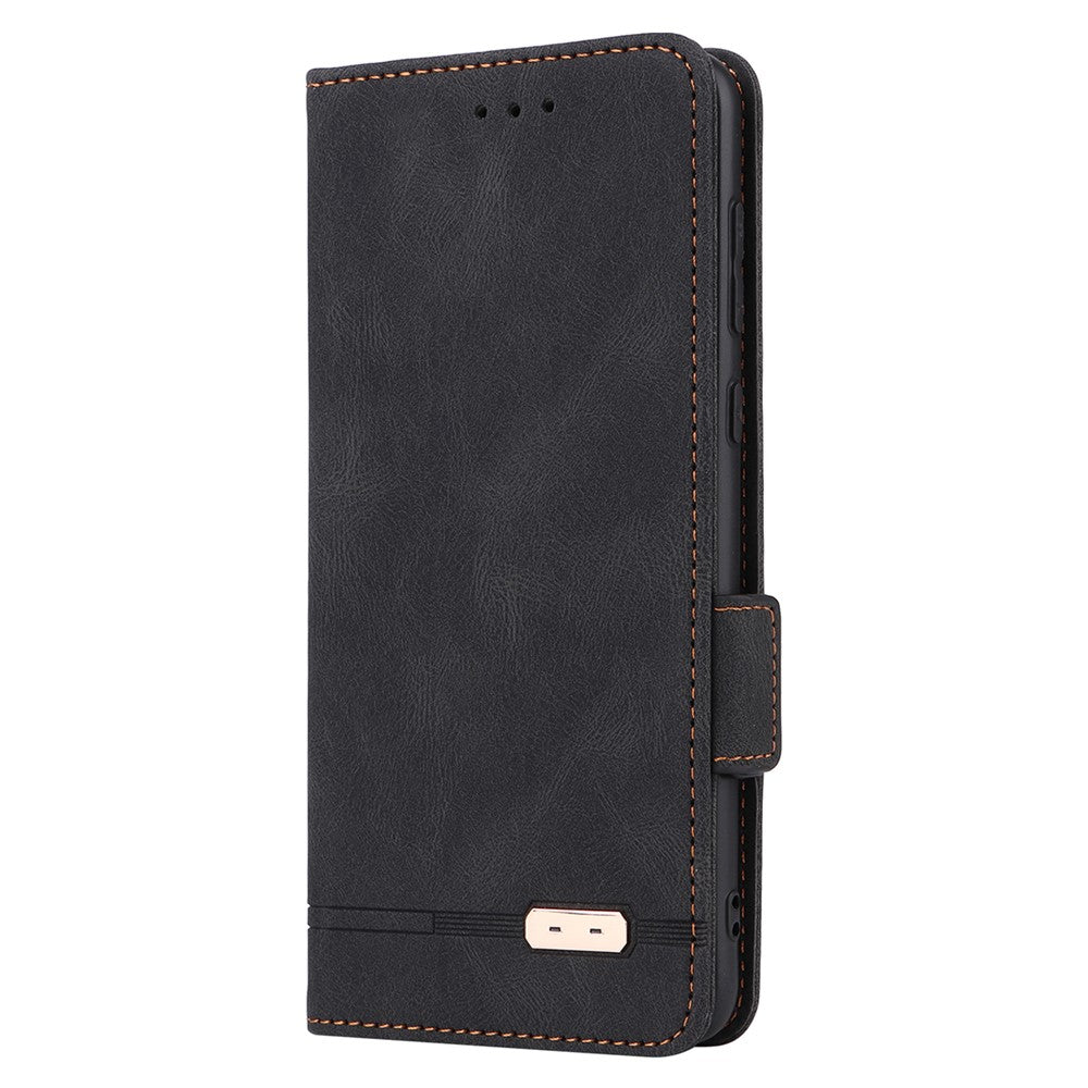 For Huawei Mate 60 PU Leather Protective Cover Hardware Decor Wallet Stand Phone Case
