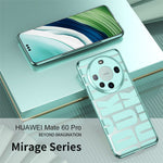 Electroplating PC Phone Case for Huawei Mate 60 Pro Anti-scratch Mobile Phone Back Cover Shell