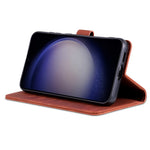 AZNS För Samsung Galaxy S23 FE Slim PU-läderfodral Magnetiskt stativ Plånboksfodral