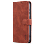 AZNS För Samsung Galaxy S23 FE Slim PU-läderfodral Magnetiskt stativ Plånboksfodral
