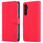 AZNS För Samsung Galaxy S23 FE Slim PU-läderfodral Magnetiskt stativ Plånboksfodral