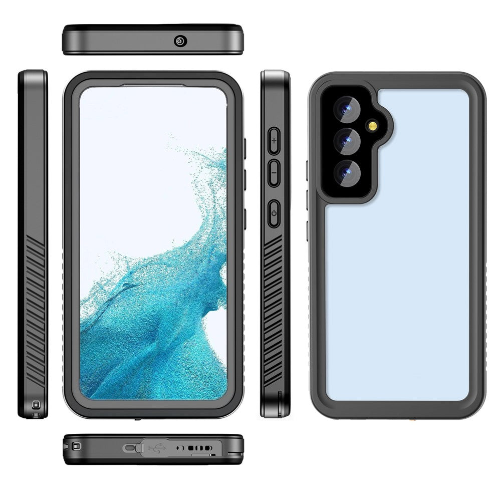 For Samsung Galaxy A54 5G FS Series IP68 Waterproof Case Diving Swimming Anti-drop Clear Phone Shell