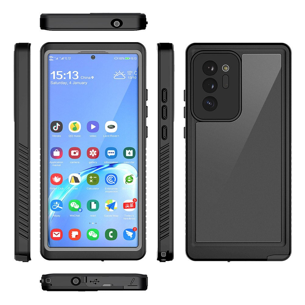 FS Series IP68 Waterproof Case For Samsung Galaxy Note20 Ultra Drop-proof Scratch-resistant Swimming Mobile Cover