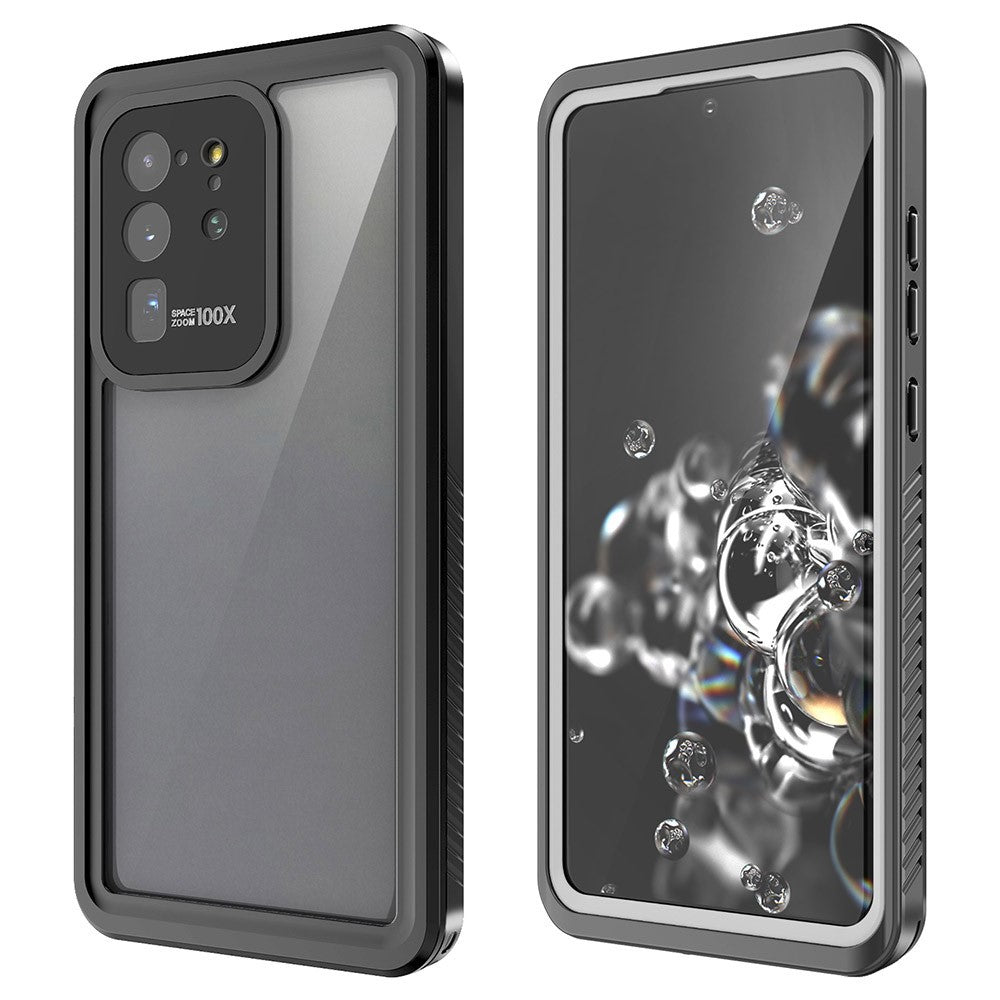 FS Series IP68 Waterproof Case For Samsung Galaxy S20 Ultra Transparent All Inclusive Phone Protective Shell