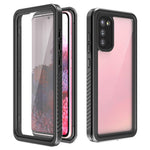 FS Series IP68 Waterproof Case For Samsung Galaxy S20 FE Clear Anti-scratch Anti-fall Phone Cover Shell