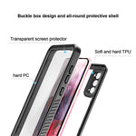 FS Series IP68 Waterproof Case For Samsung Galaxy S20 FE Clear Anti-scratch Anti-fall Phone Cover Shell
