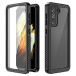 FS Series IP68 Waterproof Case For Samsung Galaxy S21 5G Cell Phone Dust-proof Anti-drop Clear Shell
