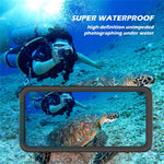 FS Series IP68 Waterproof Case For Samsung Galaxy S21 5G Cell Phone Dust-proof Anti-drop Clear Shell