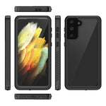 Samsung Galaxy S21+ 5G FS-serien IP68 Vattentätt Fallskyddande Skal Dykning Stötsäkert Genomskinligt Mobilskal