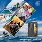 For Samsung Galaxy S21+ 5G FS Series IP68 Waterproof Anti-drop Case Diving Shock-proof Clear Cell Phone Cover