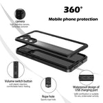 Samsung Galaxy S21+ 5G FS-serien IP68 Vattentätt Fallskyddande Skal Dykning Stötsäkert Genomskinligt Mobilskal