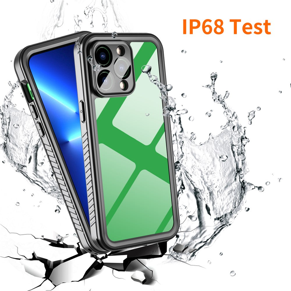 FS Series For iPhone 14 Pro Max Diving Phone Case IP68 Waterproof Dustproof Protection Clear Cover