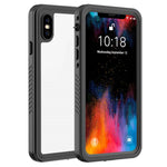 FS Series For iPhone XS Max Waterproof Diving Phone Case Underwater IP68 Full Body Dustproof Clear Cover