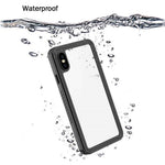 FS Series For iPhone XS Max Waterproof Diving Phone Case Underwater IP68 Full Body Dustproof Clear Cover