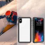 FS Series For iPhone XS Max Waterproof Diving Phone Case Underwater IP68 Full Body Dustproof Clear Cover