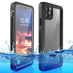 FS-serien til iPhone 11 Pro Max Vandtæt Telefoncover IP68 Undervand 2m Drypsikkert Gennemsigtigt Cover