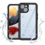 REDPEPPER FS Series for iPhone 15 Full Body Sandproof Case Clear Back Panel IP68 Waterproof Phone Cover