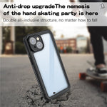 REDPEPPER FS Series for iPhone 15 Full Body Sandproof Case Clear Back Panel IP68 Waterproof Phone Cover