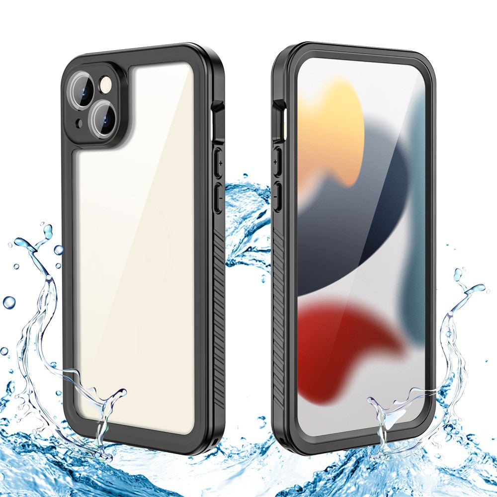 REDPEPPER FS Series til iPhone 15 Plus Alt-inkluderende telefoncover IP68 Vandtæt Støvtæt Sneafvisende Gennemsigtigt Cover