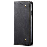 Wallet Case for Honor X8 5G / X6 4G / X6s 4G / 70 Lite 5G / Play 30M Jeans Cloth Texture Stand Leather Phone Cover