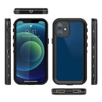 REDPEPPER Dot+ Series til iPhone 12 mini PC+TPU forseglet telefoncover IP68 vandtæt snesikkert snorkleklart cover