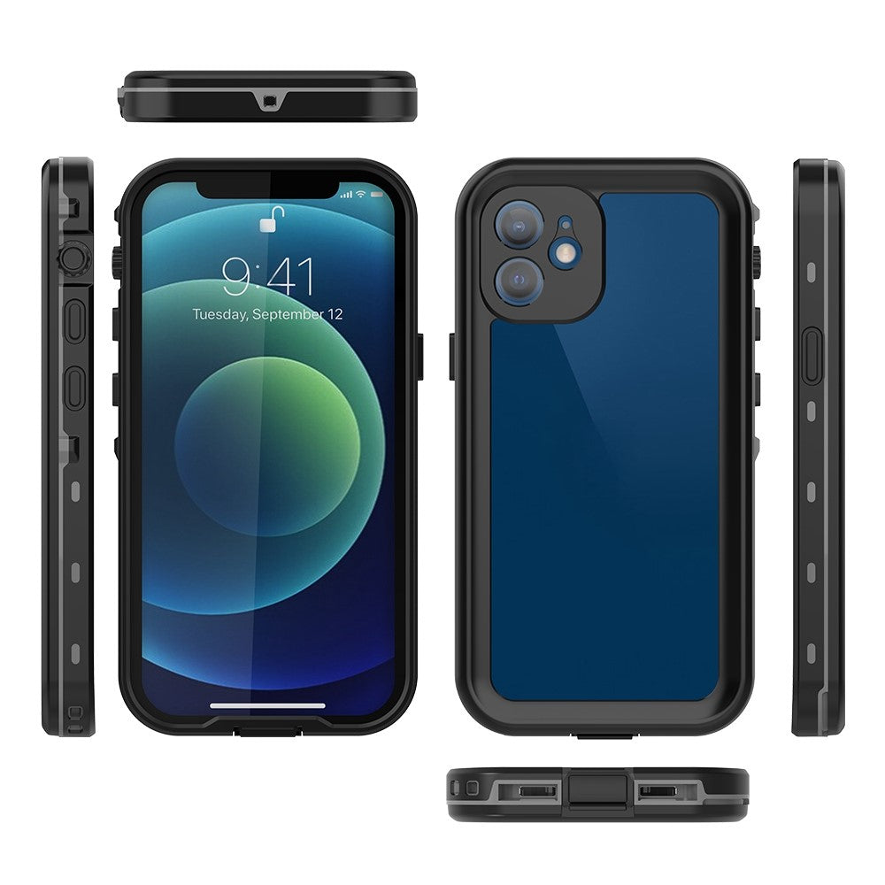 REDPEPPER Dot+ Series til iPhone 12 mini PC+TPU forseglet telefoncover IP68 vandtæt snesikkert snorkleklart cover