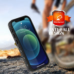 REDPEPPER Dot+ Series til iPhone 12 mini PC+TPU forseglet telefoncover IP68 vandtæt snesikkert snorkleklart cover