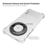 ENKAY HAT PRINCE För Huawei Mate 60 Pro mobilskal Halkfritt TPU mobilskal med Randig Kant
