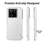 ENKAY HAT PRINCE Halkfritt mobilskal till Xiaomi 13T / 13T Pro HD Genomskinligt TPU-mobilskal