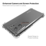 ENKAY HAT PRINCE til Xiaomi Redmi K60 Ultra / 13T / 13T Pro, slankt TPU-mobilcover med skridsikker stribet kant og gennemsigtig beskyttelse