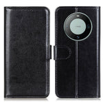 For Huawei Mate 60 PU Leather Wallet Phone Case Crazy Horse Texture Stand Cover
