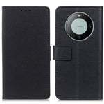 For Huawei Mate 60 Mobile Phone Anti-drop Shell Textured PU Leather Wallet Stand Case