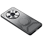 For Honor X50 Hollow Heat Dissipation Phone Back Case TPU+Aluminum Alloy Cover