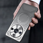 For Honor X50 Hollow Heat Dissipation Phone Back Case TPU+Aluminum Alloy Cover