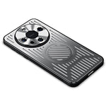 Bagskal til Huawei Mate 60 Pro, hul TPU+aluminiumlegeret mobilskal med varmeafledning