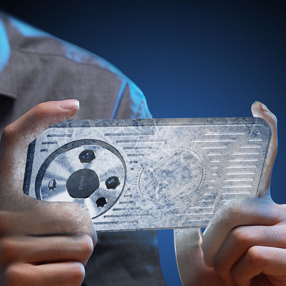 Bagskal til Huawei Mate 60 Pro, hul TPU+aluminiumlegeret mobilskal med varmeafledning