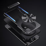 For Huawei Mate 60 Kickstand Phone Case Aluminum Alloy + TPU Shockproof Protective Cover