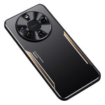For Huawei Mate 60 TPU + Aluminum Alloy Phone Case Fall Protection Cellphone Back Cover