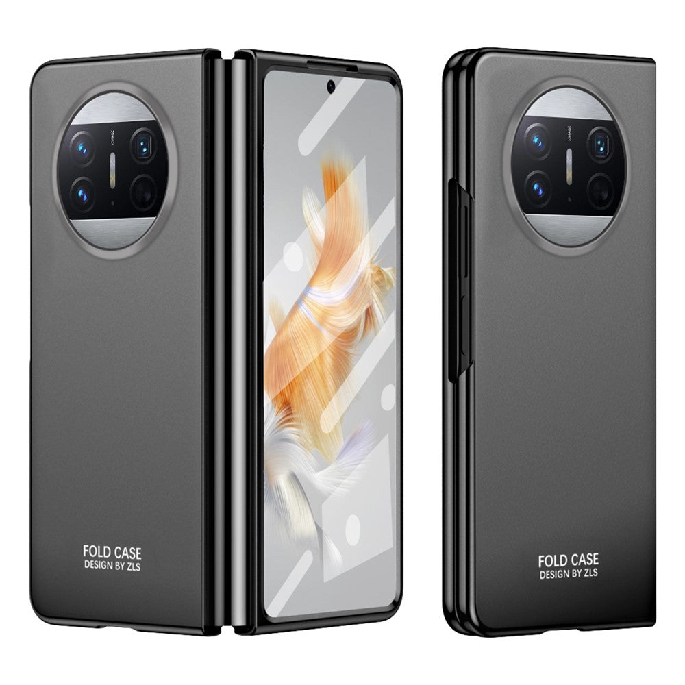 For Huawei Mate X3 5G Protective Phone Case Hard PC Anti-Scratch Cover with Tempered Glass Film