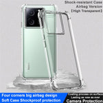 IMAK For Xiaomi 13T / 13T Pro Airbag Corner Drop Protection Phone Case Transparent TPU Cover