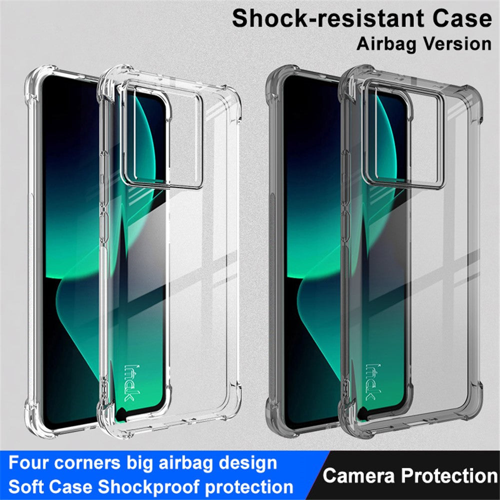 IMAK For Xiaomi 13T / 13T Pro Airbag Corner Drop Protection Phone Case Transparent TPU Cover