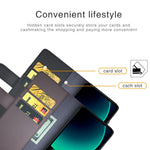 For Xiaomi 13T / 13T Pro / Redmi K60 Ultra Case Genuine Split Leather Phone Cover with Wallet Stand