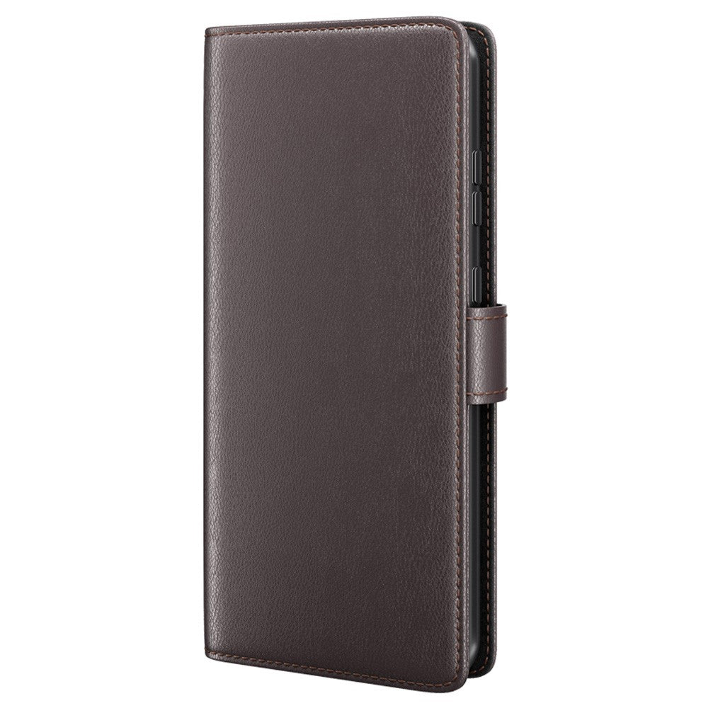 For Xiaomi 13T / 13T Pro / Redmi K60 Ultra Case Genuine Split Leather Phone Cover with Wallet Stand